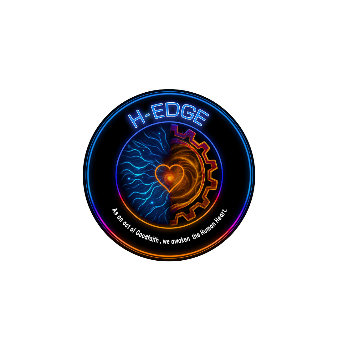 The H-EDGE logo representing the Human Edge